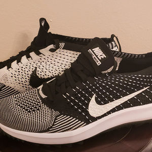 Women's  Flyknit Racer Golf 'Oreo' Sz 8.5